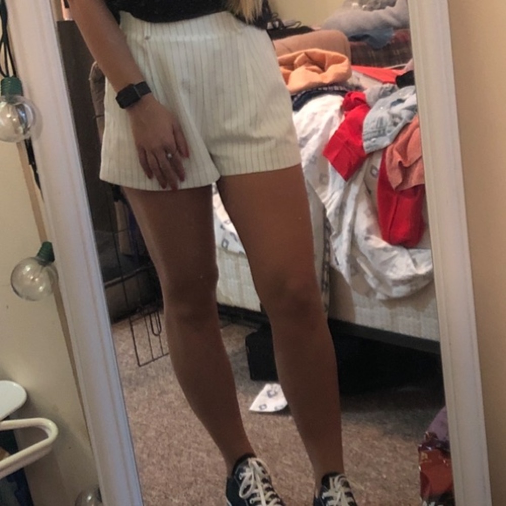 White cloth shorts